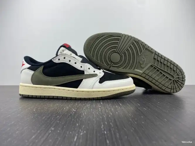 Cheap TB Jordan OG 1 Travis x DZ4137-106 WMNS Scott Air Olive Low 0611